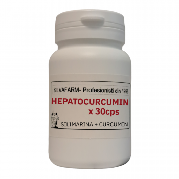 HEPATO CURCUMIN 30 capsule- actiune hepatoprotectoare si antioxidanta