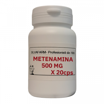 METENAMINA 500mg 20 capsule - adjuvant in infectii urinare recidivante