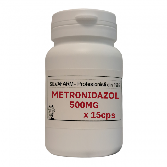 METRONIDAZOL 500mg, 15 capsule - preparat in farmacie 