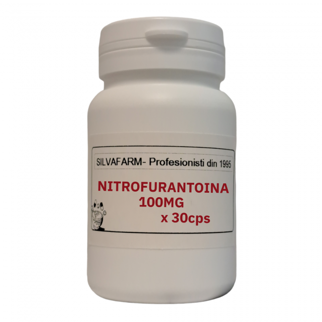 NITROFURANTOINA 100MG x 30 capsule -produs preparat in farmacie 