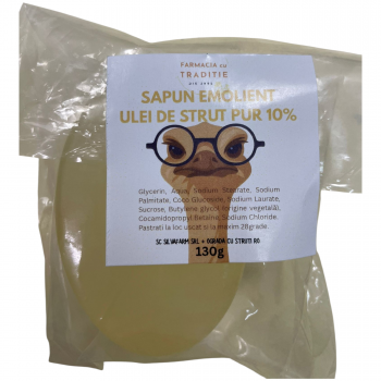 Săpun emolient îmbogățit cu ulei de Struț 