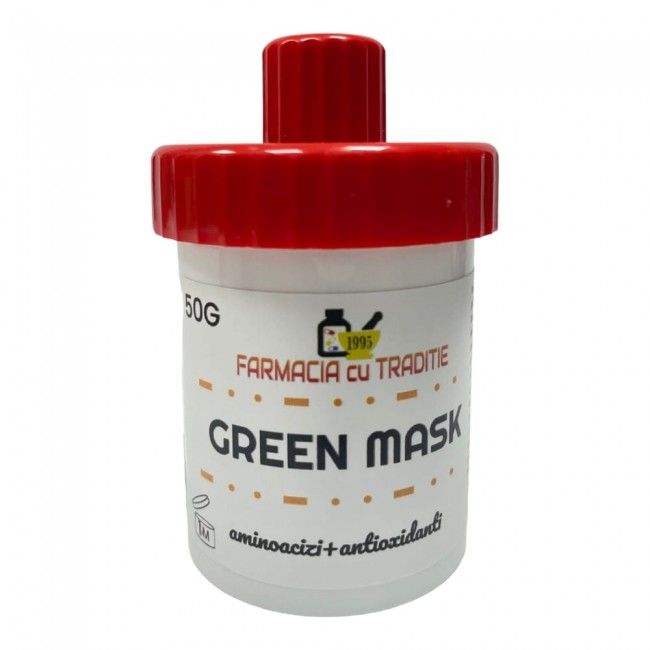 GREEN MASK- boost de Antioxidanti si Aminoacizi din Matcha, Spirulina, Kale 50g