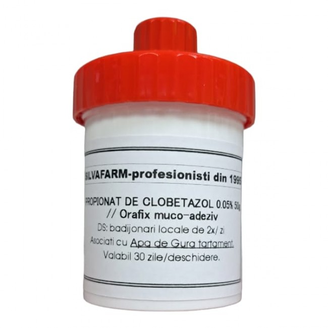 TRATAMENT FAGRON- LICHEN ORAL ( Clobetazol in baza Orafix ) gel bucal -50G