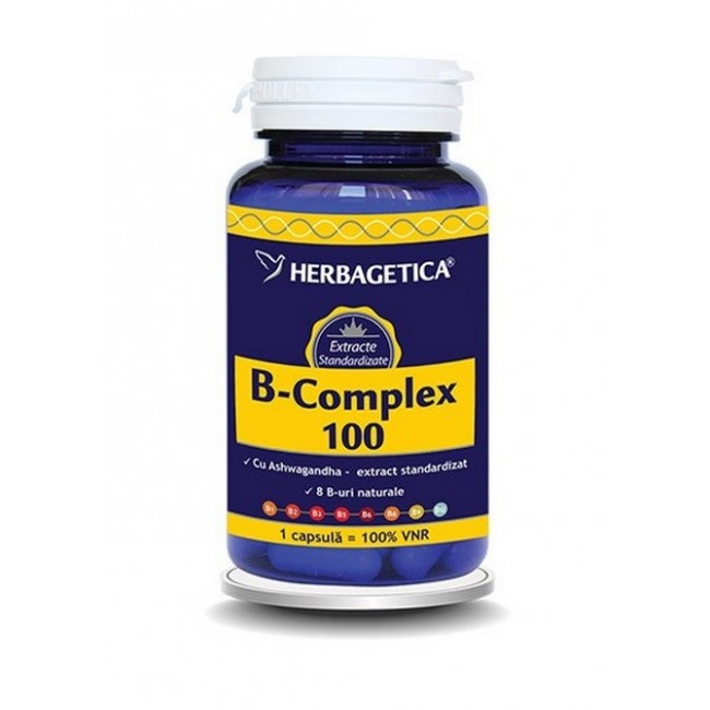 HERBAGETICA B COMPLEX 100 *60 capsule