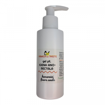 GEL pentru igiena ANO-RECTALA, ADJUVANT in HEMOROIZI si FISURI -140G