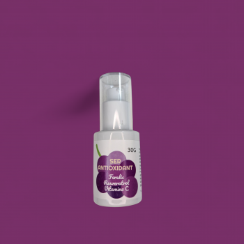 SERUM FACIAL ANTIOXIDANT cu Ferulic, Resveratrol si Vitamina C Lipozomala. 30ml 
