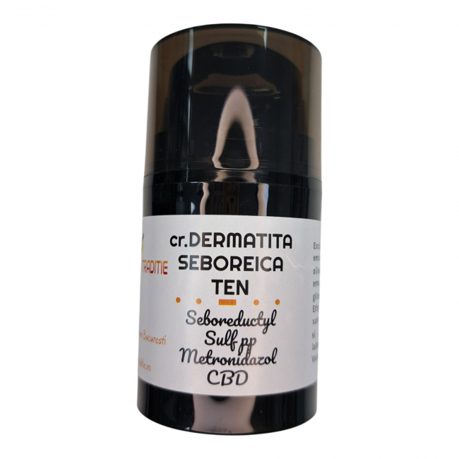 CREMA DERMATITA SEBOREICA TEN cu Seboreductyl, Sulf, CBD, metronidazol -30G