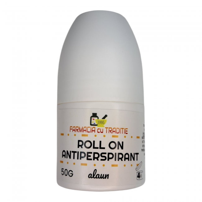 DEODORANT NATURAL cu Alaun si ulei de Gref. FARA triclosan, aluminiu, alcool -50g