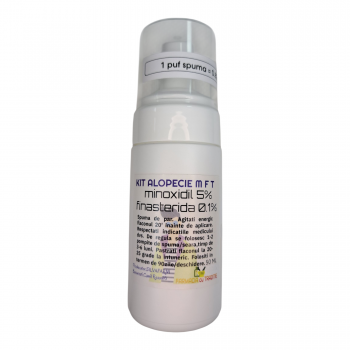 TRATAMENT ALOPECIE cu MINOXIDIL 5% si FINASTERIDA 0.1%  SPUMA/SOLUTIE 100ml
