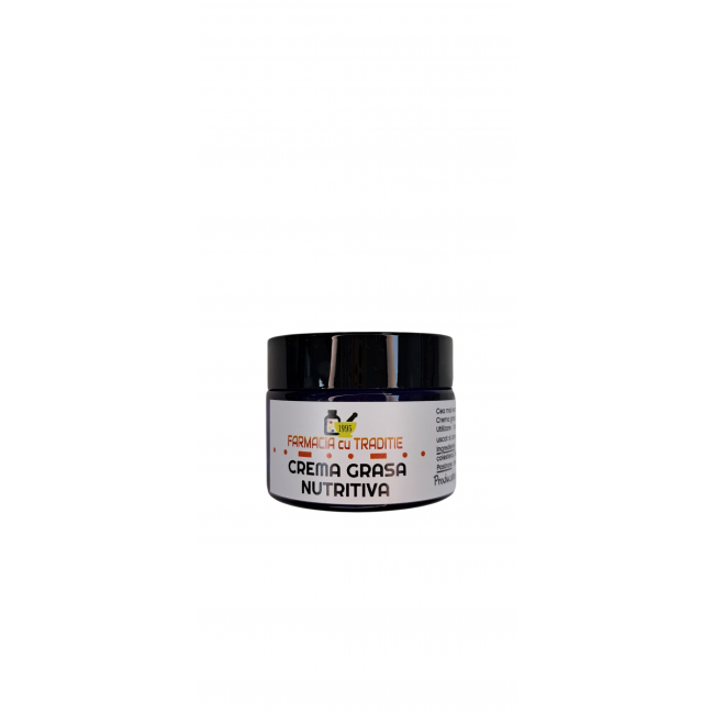 CREMA GRASA NUTRITIVA cu lanolina, cetaceum, colesterol si vitamine A,E,F -50G