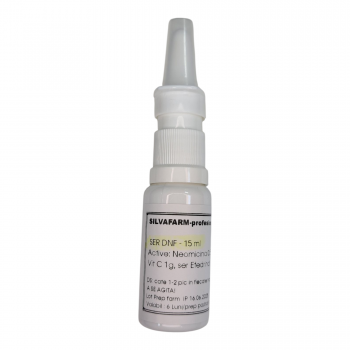 SER DNF spray nazal descongestionant pentru copii cu Dexametazona, Neomicina Vitamina C. 15ml