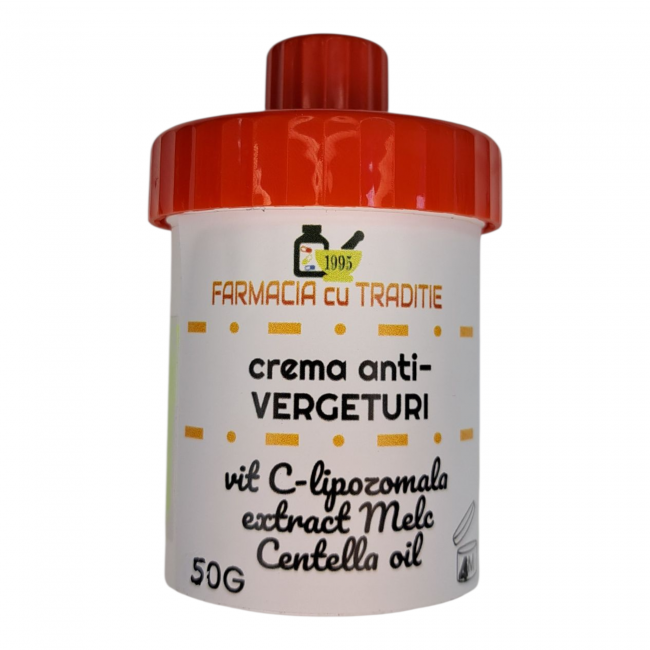 CREMA PROFESIONALA VERGETURI cu tretinoin, Vit C liposomala,extract de Melc- 50g
