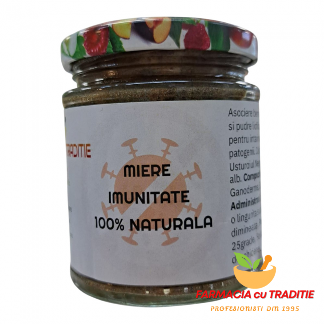 MEL IMUNITATE cu USTUROI NEGRU, ASTRAGALUS,ECHNACEA 140G