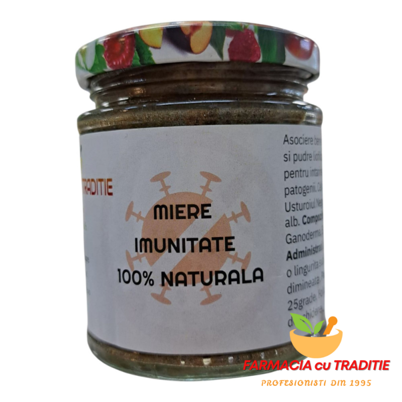 MEL IMUNITATE cu USTUROI NEGRU, ASTRAGALUS,ECHNACEA 140G