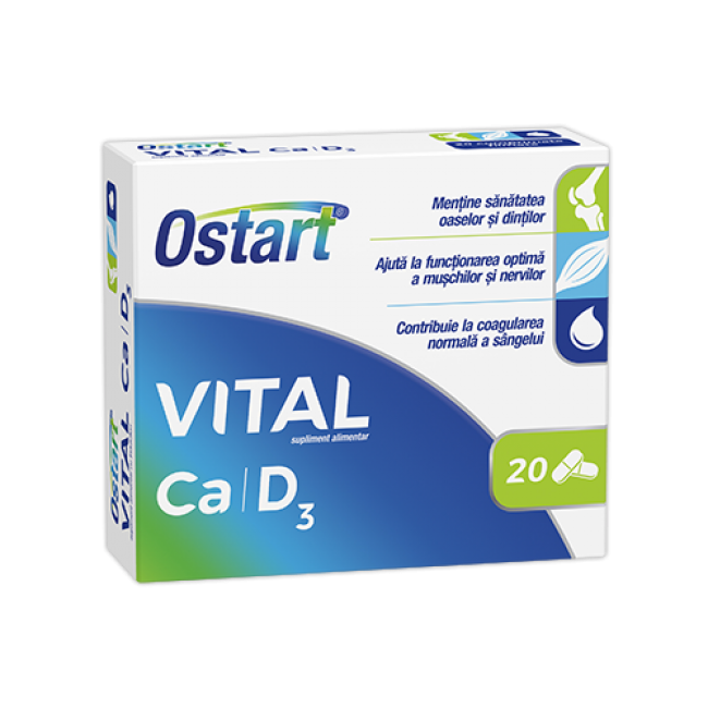 Ostart® Vital Ca + D3 comprimate