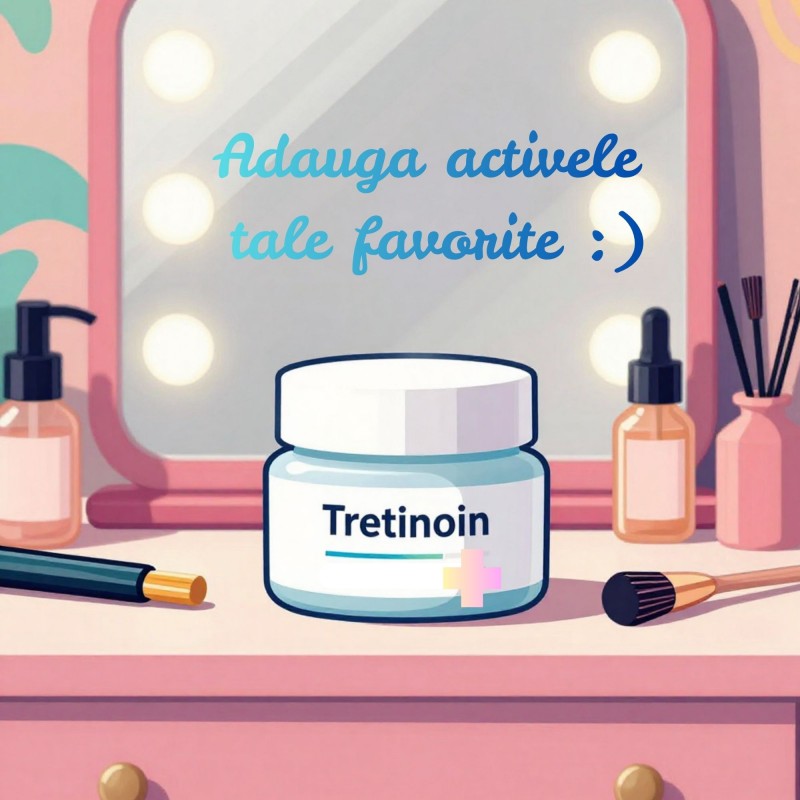 CREMA cu TRETINOIN 0.05% si Moisture Complex 30ml - ADAUGA ACTIVELE TALE FAVORITE
