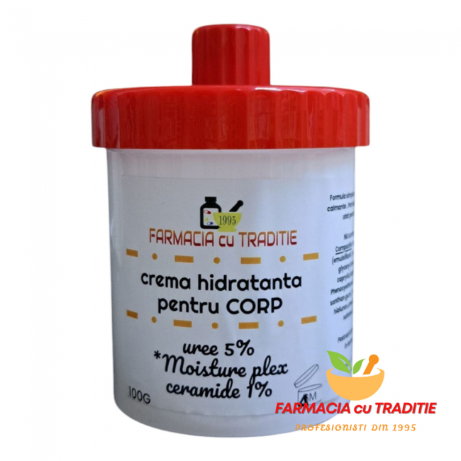 CREMA naturala PIELE USCATA, ATOPICA cu Ceramide, Acid Hialuronic si Uree -100G CREMA naturala PIELE USCATA, ATOPICA cu Ceramide, Acid Hialuronic si Uree -100G