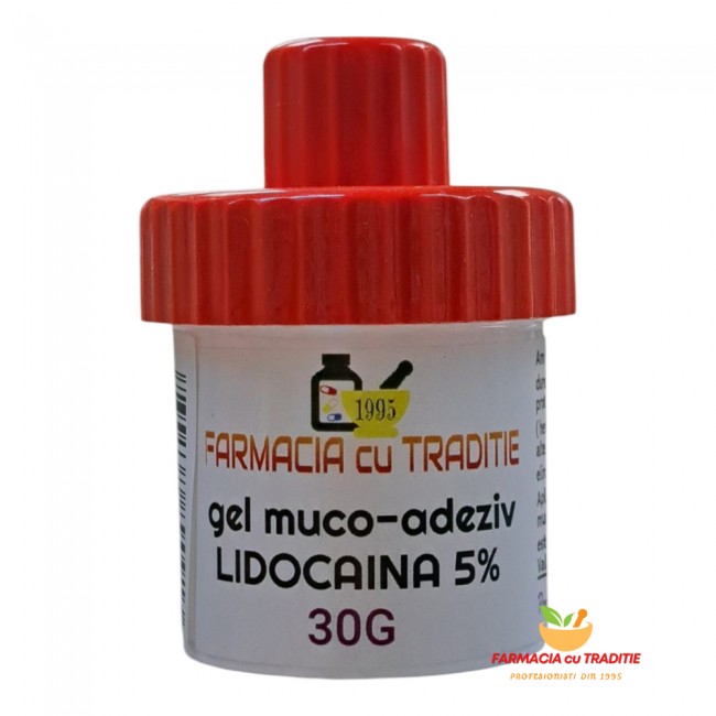 GEL MUCOADEZIV cu LIDOCAINA 5% . 20G GEL MUCOADEZIV cu LIDOCAINA 5% . 20G
