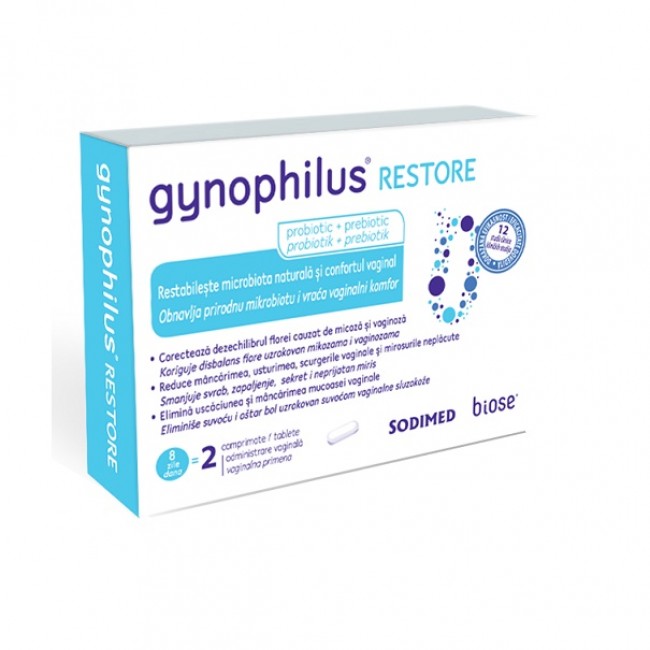 GYNOPHILUS RESTORE X 2 Comprimate Vaginale