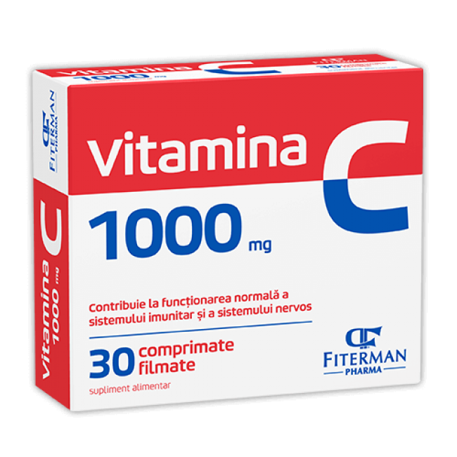 Vitamina C 1000 mg, 30 comprimate