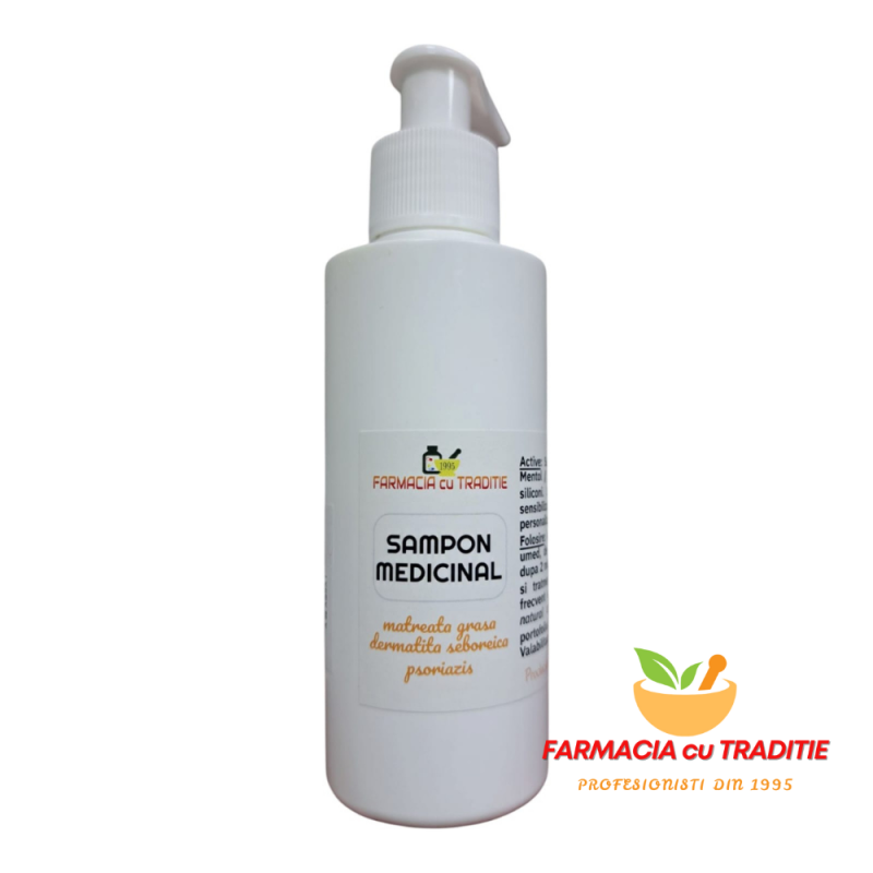 SAMPON MEDICINAL ANTIMATREATA, PSORIAZIS, DERMATITA SEBOREICA cu ketoconazol, sulf si bicarbonat -140ml