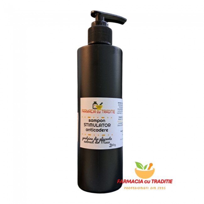SAMPON STIMULATOR NATURAL ANTICADERE cu proteine din Placenta si extract de Maca -240ml SAMPON STIMULATOR NATURAL ANTICADERE cu proteine din Placenta si extract de Maca -240ml