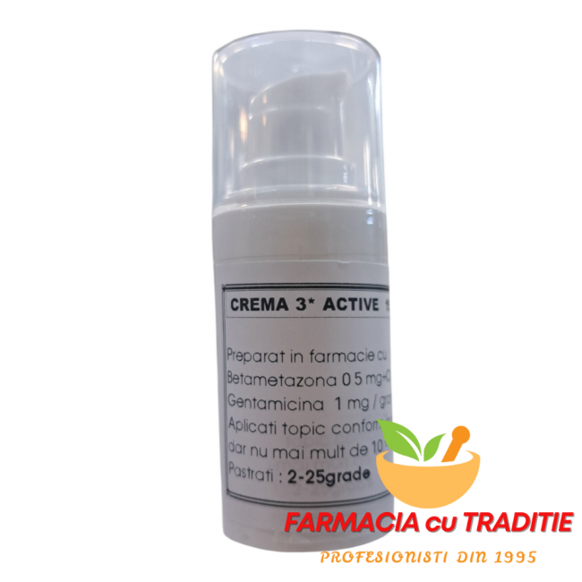 TRATAMENT ECZEME SI DERMATOZE cu Betametazona, Clotrimazol, Gentamicina. 15g-preparat in laborator TRATAMENT ECZEME SI DERMATOZE cu Betametazona, Clotrimazol, Gentamicina. 15g-preparat in laborator