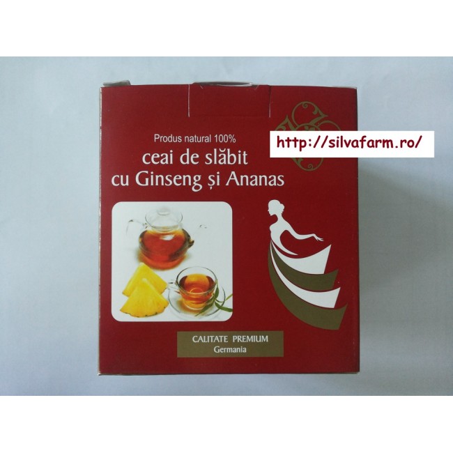 Alevia | Ceai complex de slabit ginseng si ananas 30xg | metin2dreams.ro