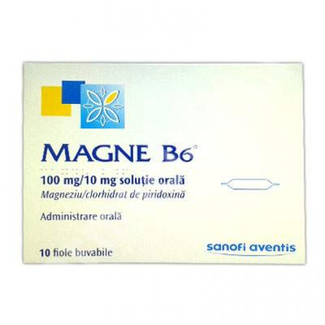 MAGNE B6 Solutie Orala (10 Flacoane Buvabile)