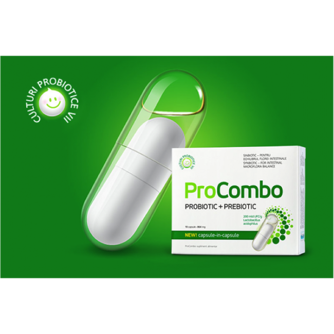 VISISLIM PROCOMBO probiotic si prebiotic 10 capsule