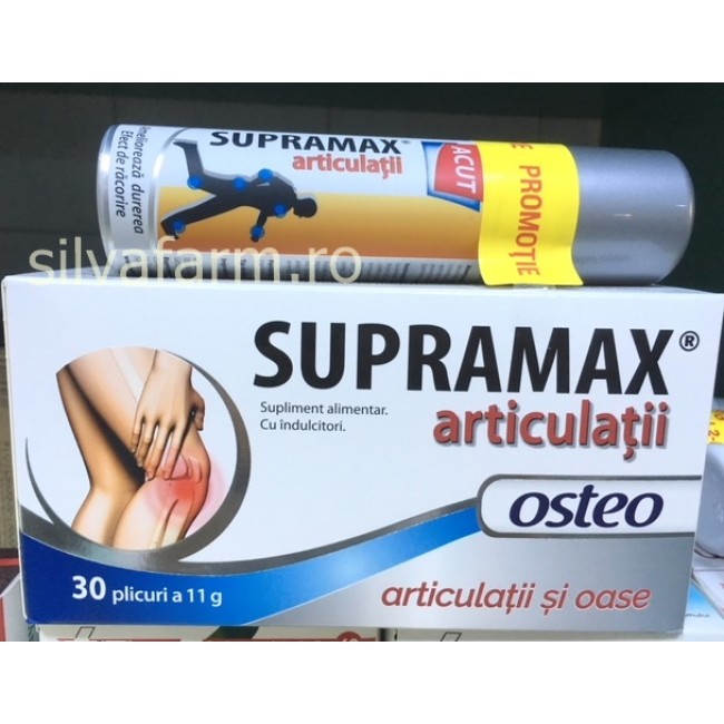 Supramax articulații, 30 plicuri, Zdrovit : Farmacia Tei online